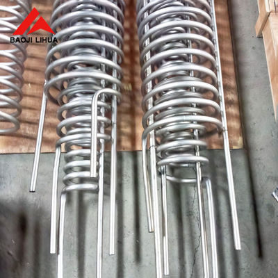 よい価格 熱交換器の純粋なチタニウムの管のコイル継ぎ目が無いASTM B338 オンライン