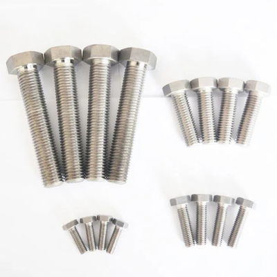 よい価格 ASME ANSI B182.1 Gr2 Gr5 チタンボルトとナッツ ヘクサックスの頭 1/4'-20 TPI 1'
