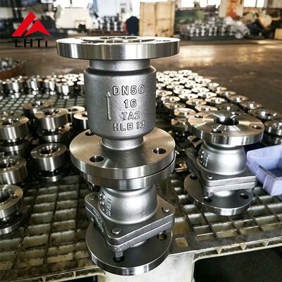 よい価格 工業用パイプライン用チタン合金チェックバルブ DN50 PN16 耐腐食性 オンライン